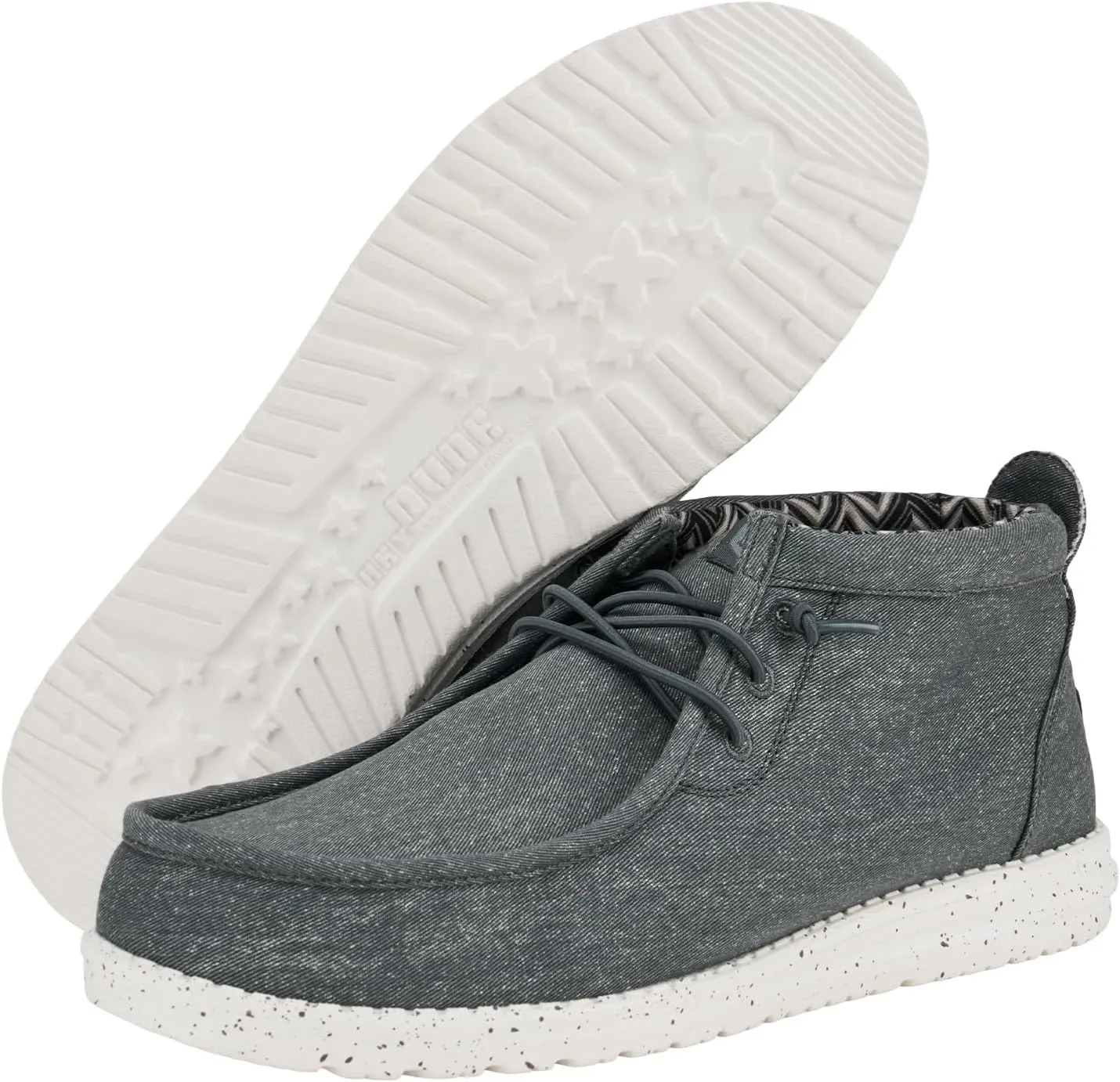 HEYDUDE Wally Mid Stretch, Pull on Boots, Comfortable & Light-Weight