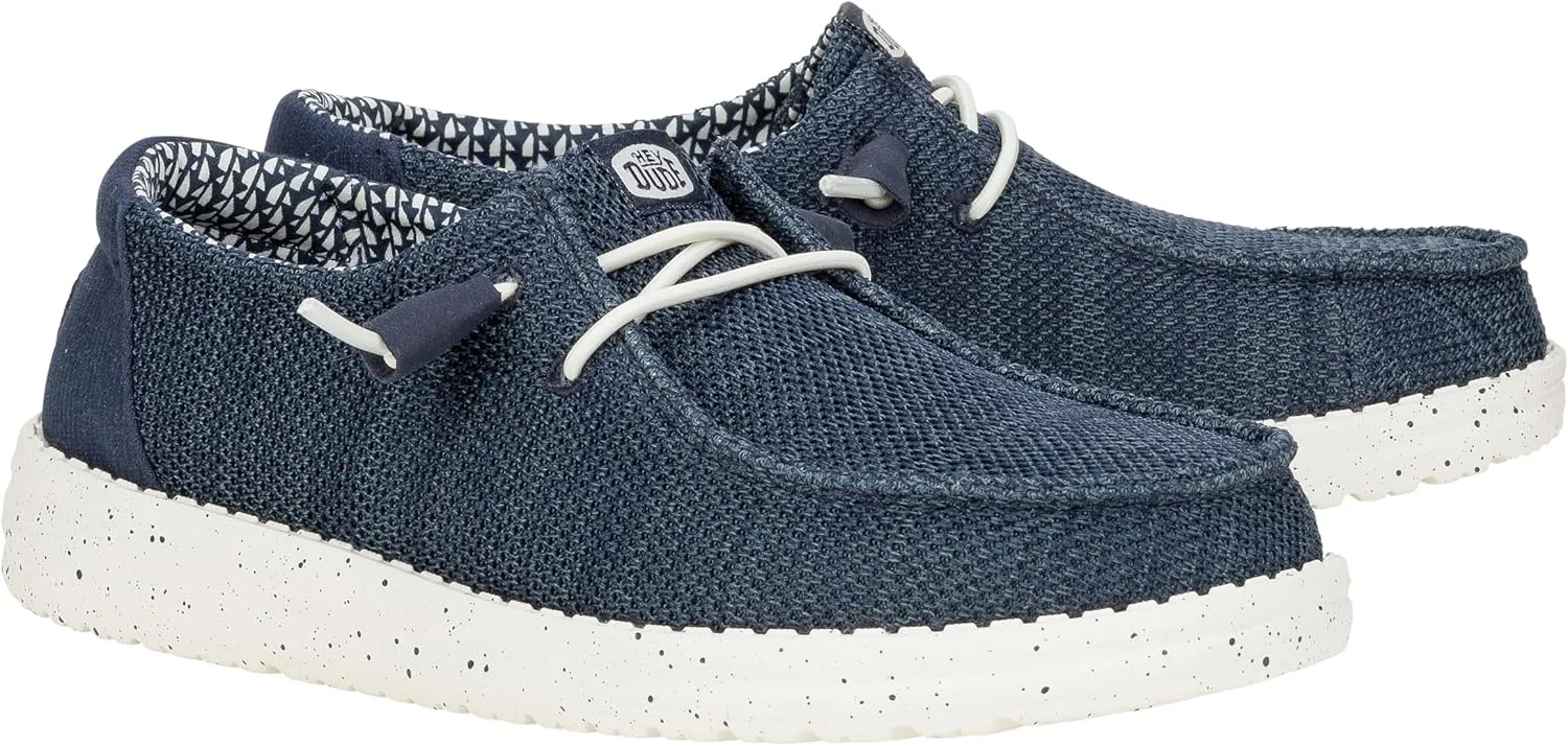 HEYDUDE Wendy Stretch Sox, Women’s Shoes, Women’s Slip-on Loafers, Comfortable & Light-Weight