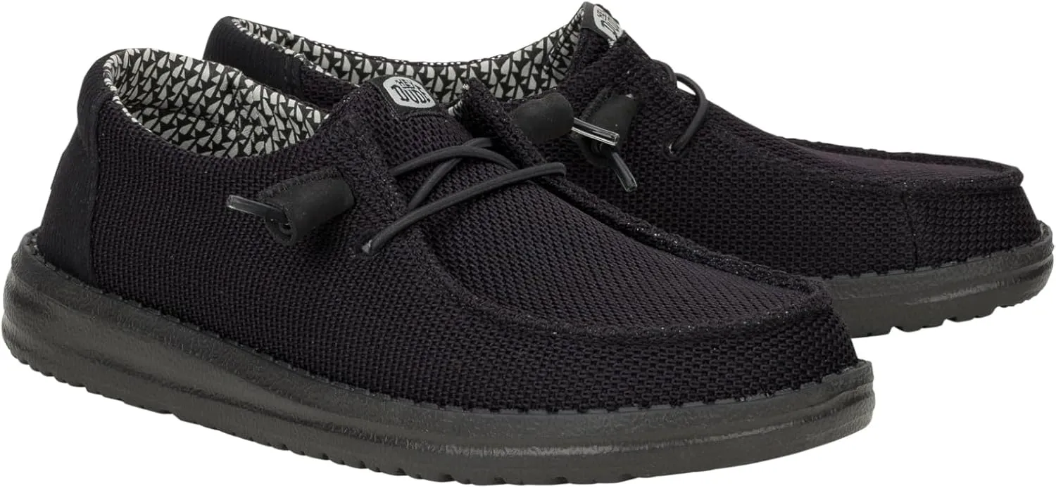 HEYDUDE Wendy Stretch Sox, Women’s Shoes, Women’s Slip-on Loafers, Comfortable & Light-Weight
