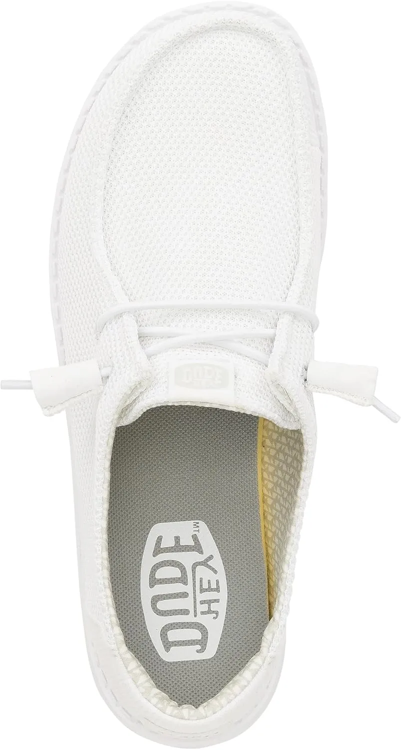 HEYDUDE Wendy Stretch Sox, Women’s Shoes, Women’s Slip-on Loafers, Comfortable & Light-Weight