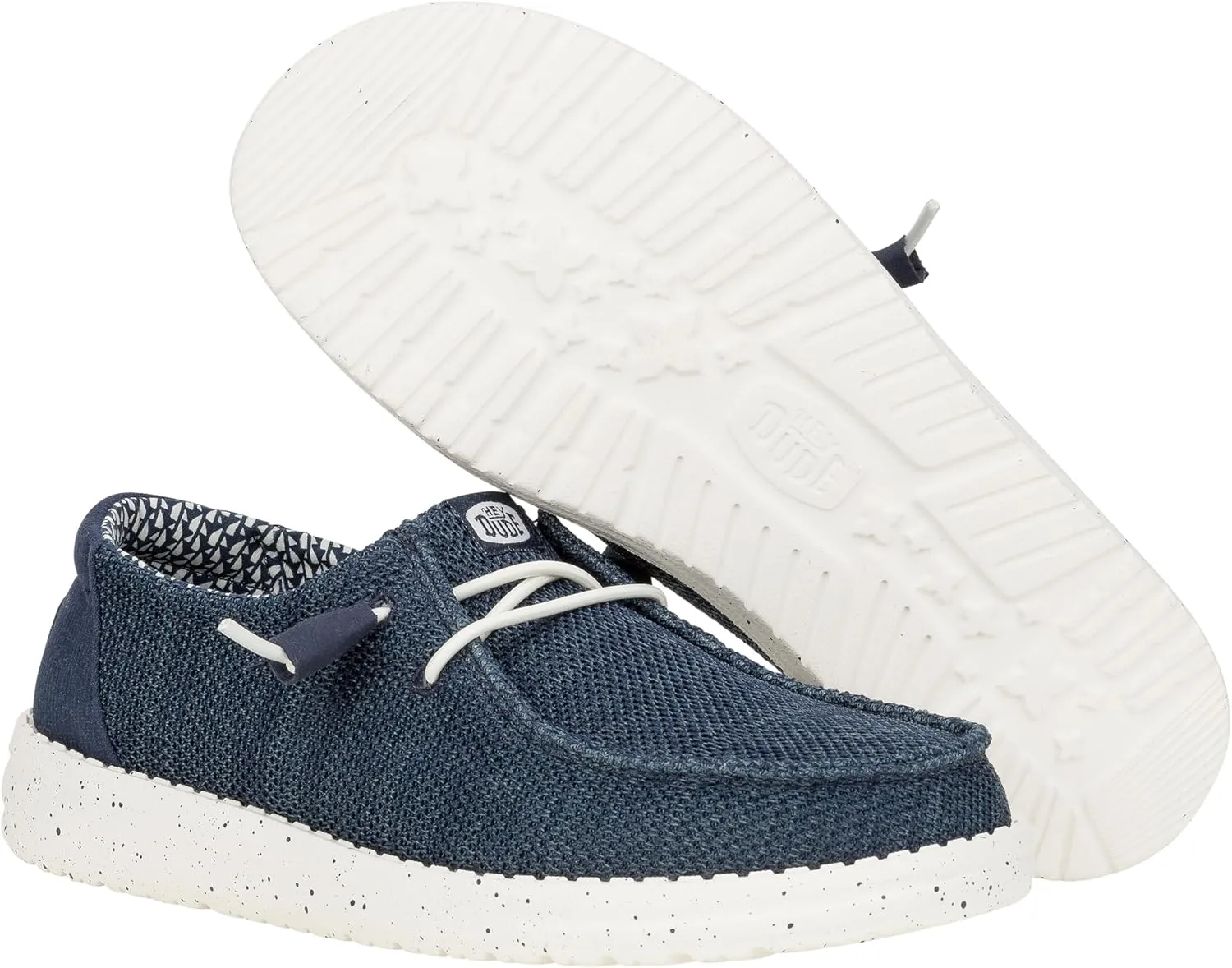 HEYDUDE Wendy Stretch Sox, Women’s Shoes, Women’s Slip-on Loafers, Comfortable & Light-Weight