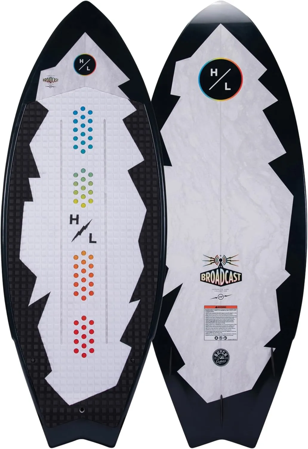 Hyperlite Broadcast Wakesurfer - Wakesurf Board Endorsed by Shaun Murray - Great for All Wake Surfers, from Beginners to Intermediate Riders