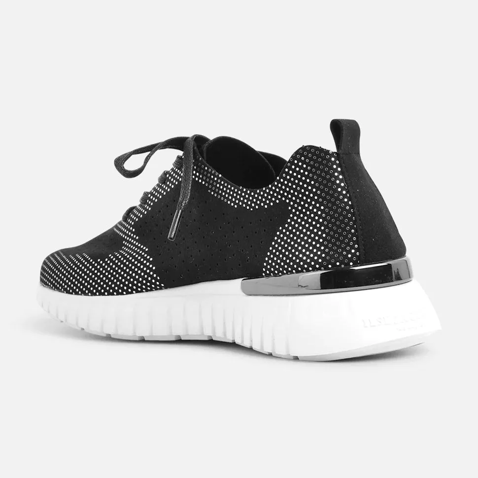 Ilse Jacobsen Tulip Sneakers Black Shimmer