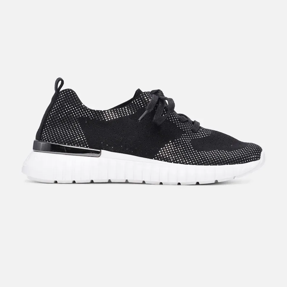 Ilse Jacobsen Tulip Sneakers Black Shimmer