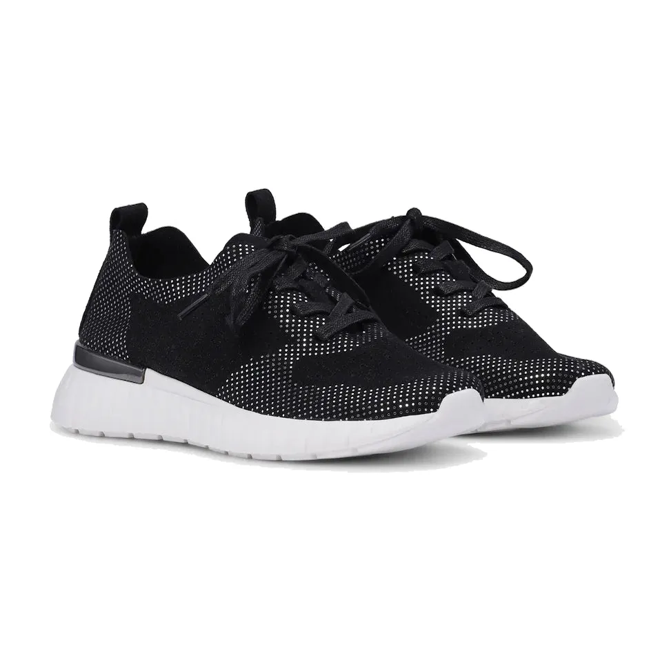 Ilse Jacobsen Tulip Sneakers Black Shimmer