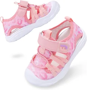JOINFREE Toddler Boys Girls Water Shoes Breathable Qucik Dry Sport Beach Sandals Lightweight Barefoot Flexible