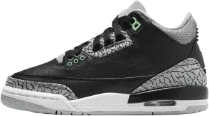 Jordan Big Kid's 3 Retro Black/Green Glow-Wolf Grey (DM0967 031) - 5