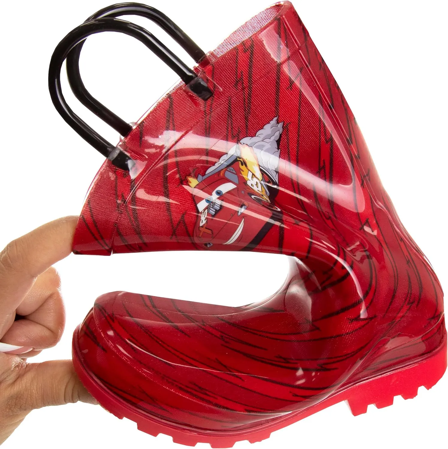 Josmo Boy's Cars Rainboot (Little Kid) Rain Shoe
