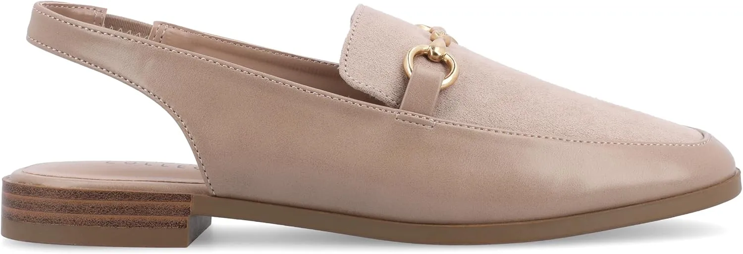 Journee Collection Women's Lainey Slingback Loafer Flats