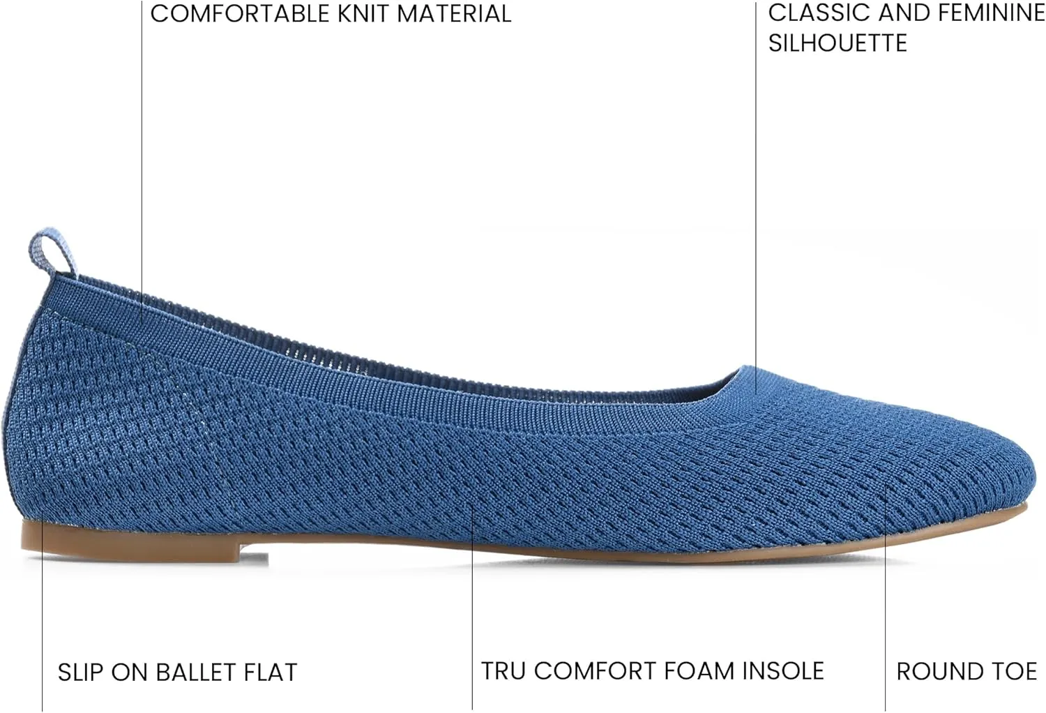 Journee Collection Women's Maryann Ballet Flat