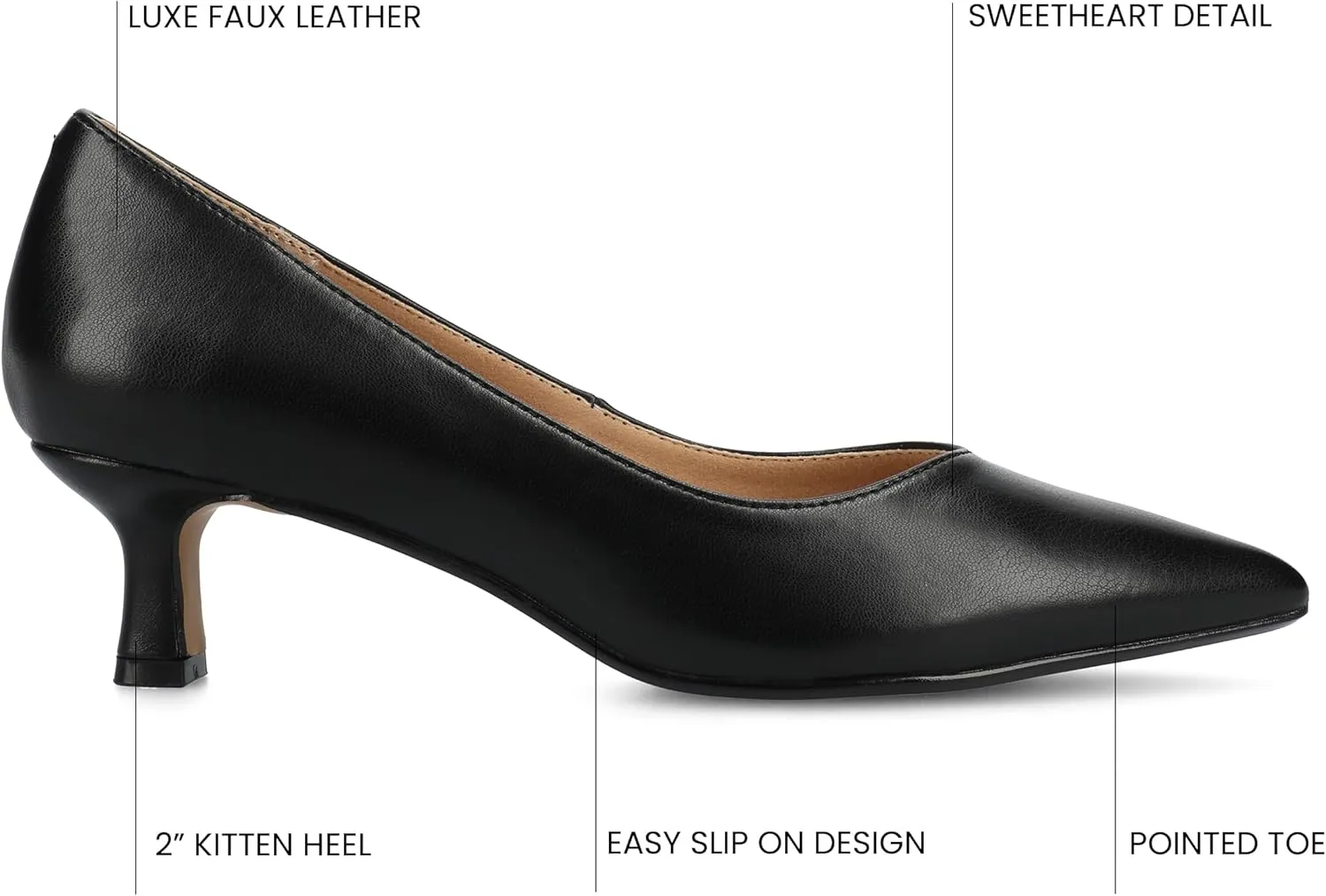 Journee Collection Women's Pammie Pump