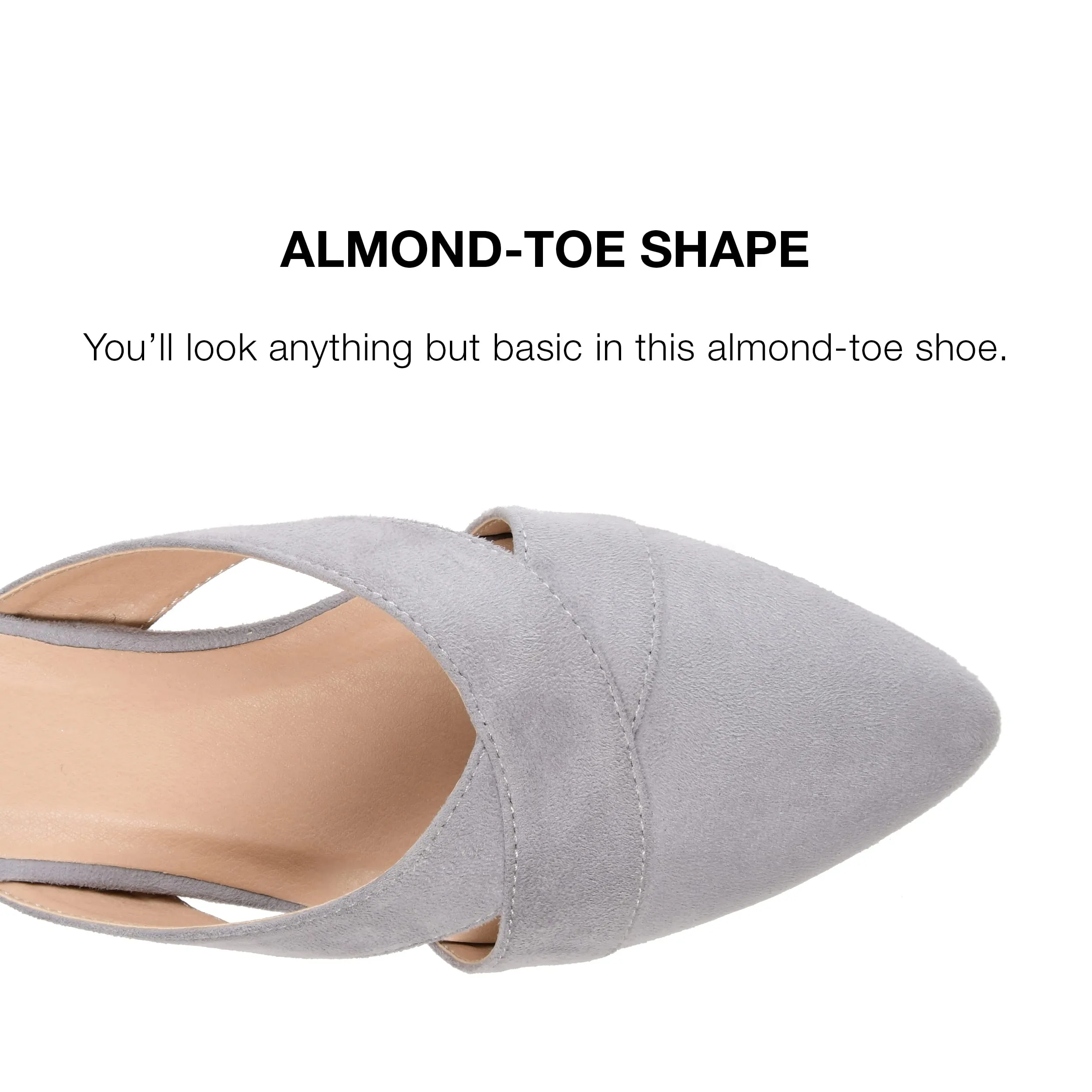 Journee Women's Giada Mule Flats Grey, 8