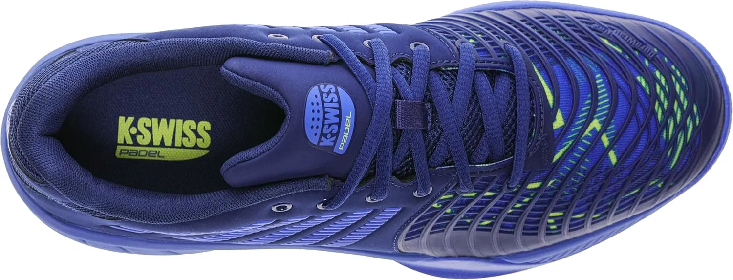K-Swiss Men's Express Light 3 HB Padel Shoes (Dazzling Blue/Estate Blue/Evening Primerose)