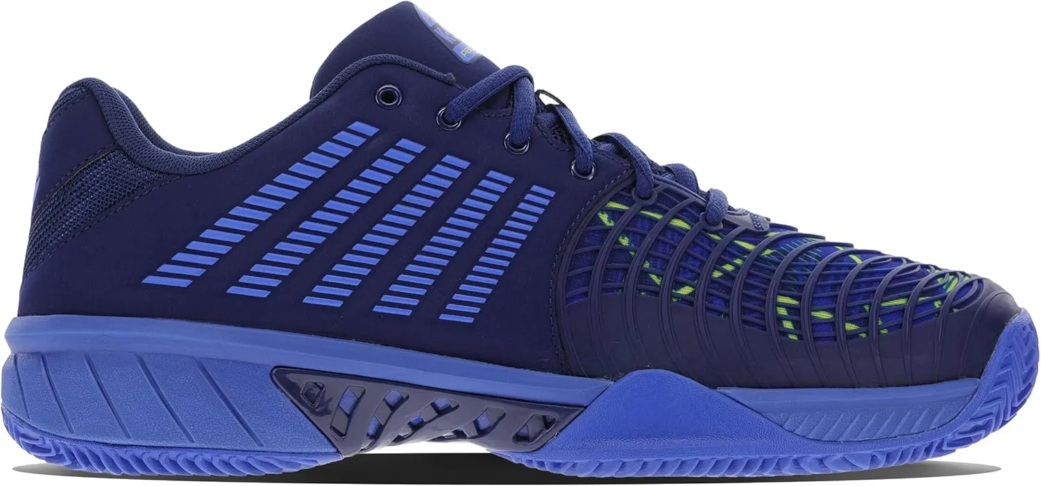 K-Swiss Men's Express Light 3 HB Padel Shoes (Dazzling Blue/Estate Blue/Evening Primerose)