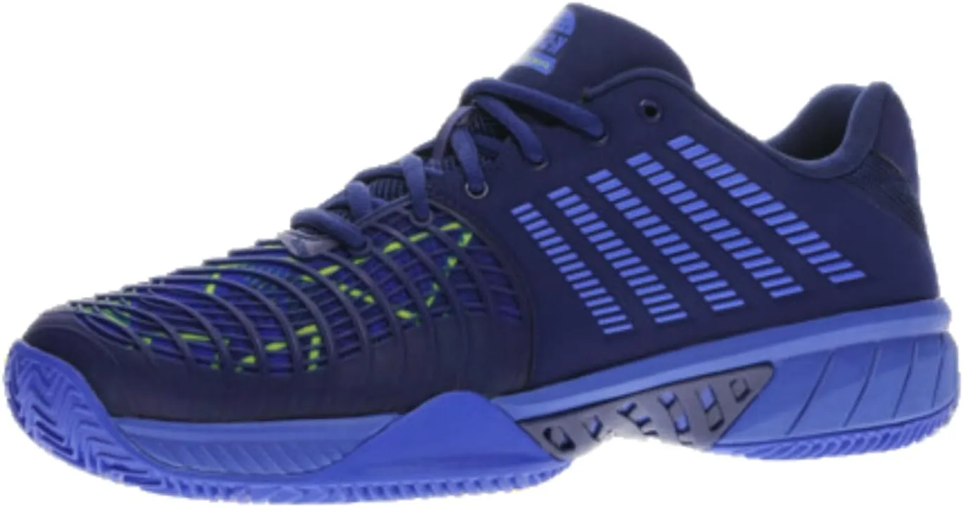 K-Swiss Men's Express Light 3 HB Padel Shoes (Dazzling Blue/Estate Blue/Evening Primerose)