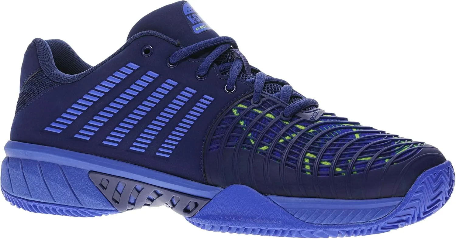 K-Swiss Men's Express Light 3 HB Padel Shoes (Dazzling Blue/Estate Blue/Evening Primerose)