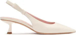 kate spade new york Women's Riley Slingback Smooth Leather Kitten Heel