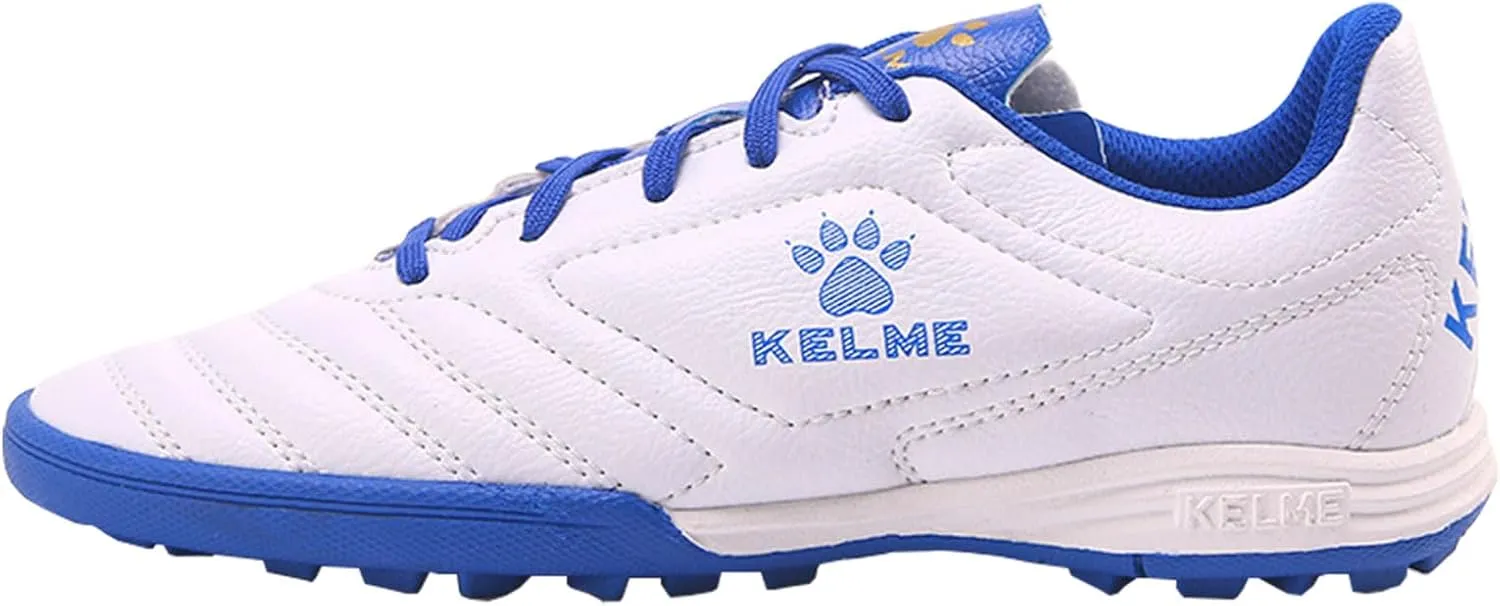 KELME Kids Soccer Shoes TF Soccer Cleats Boys Girls Professional Futsal Sneaker Breathable Athletic Football Boots for Outdoor Indoor