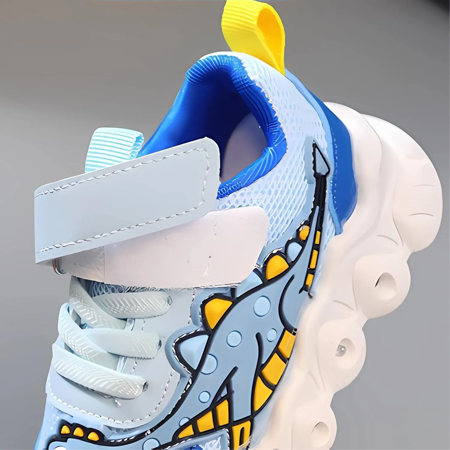 Kids LED Light Up Shoe Boys Girls Luminous Trainers Mesh Shoes Sports Casual Glow Fashion Flashing Athletic Sneaker Xmas