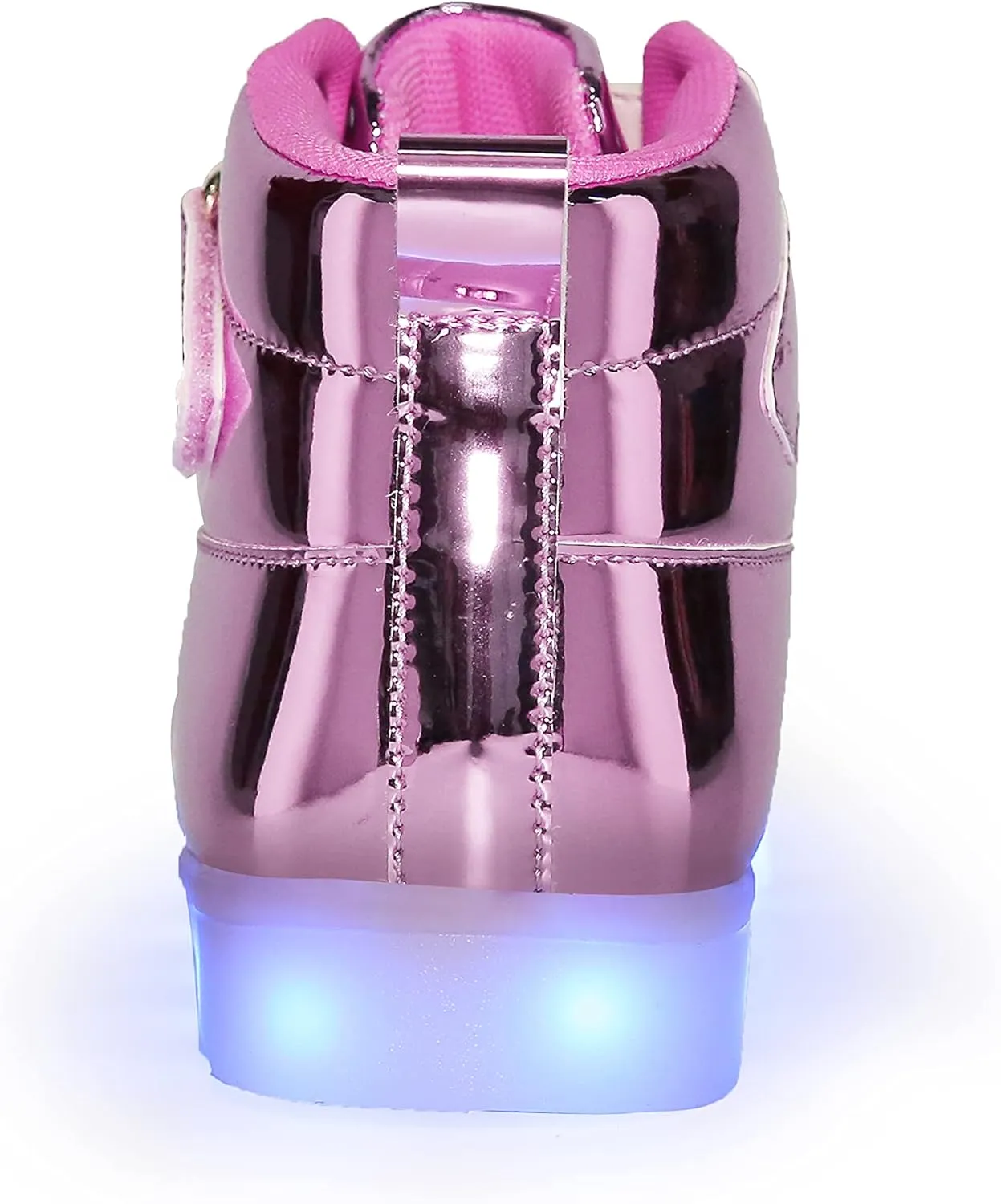 Kids LED Light up Shoes USB Charging Flashing High-top Sneakers for Boys and Girls Child Unisex