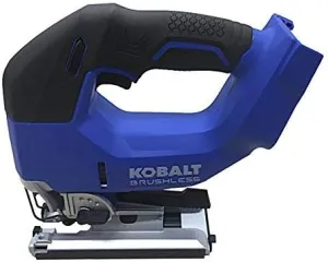 Kobalt KJS 324B-03 24-Volt Max Variable Speed Keyless Cordless Jigsaw, Blue/Black