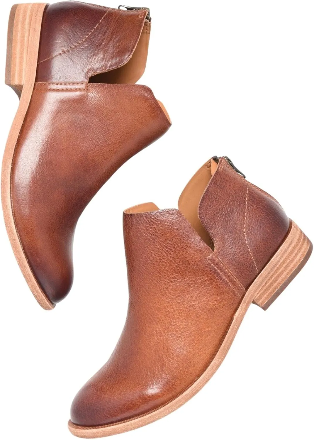 KORK-EASE Women's Renny Ankle Boot - Chic Cut-Outs, Hand-Finished Leather, Comfortable Design