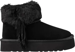 Lamo Women's Amari Platform Boots - Stylish Suede with Faux Fur Lining, Australian Sheepskin Insole, NeverWet Technology, and 1.5" Rubberlon Outsole - Premium Winter Footwear