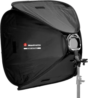 LastoLite LL LS2462 24x24 Inches Ezybox Hot Shoe Kit with Bracket (Black)