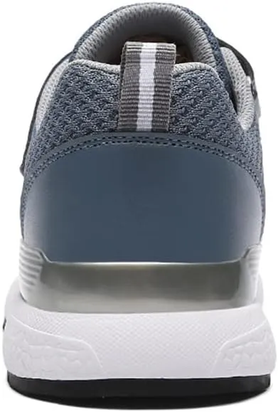 LEADER SHOW Men's Casual Elderly Safety Walking Shoes Light Weight Strap Comfort Sneakers