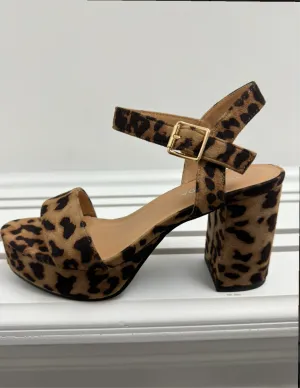 Leopard Suede Heel