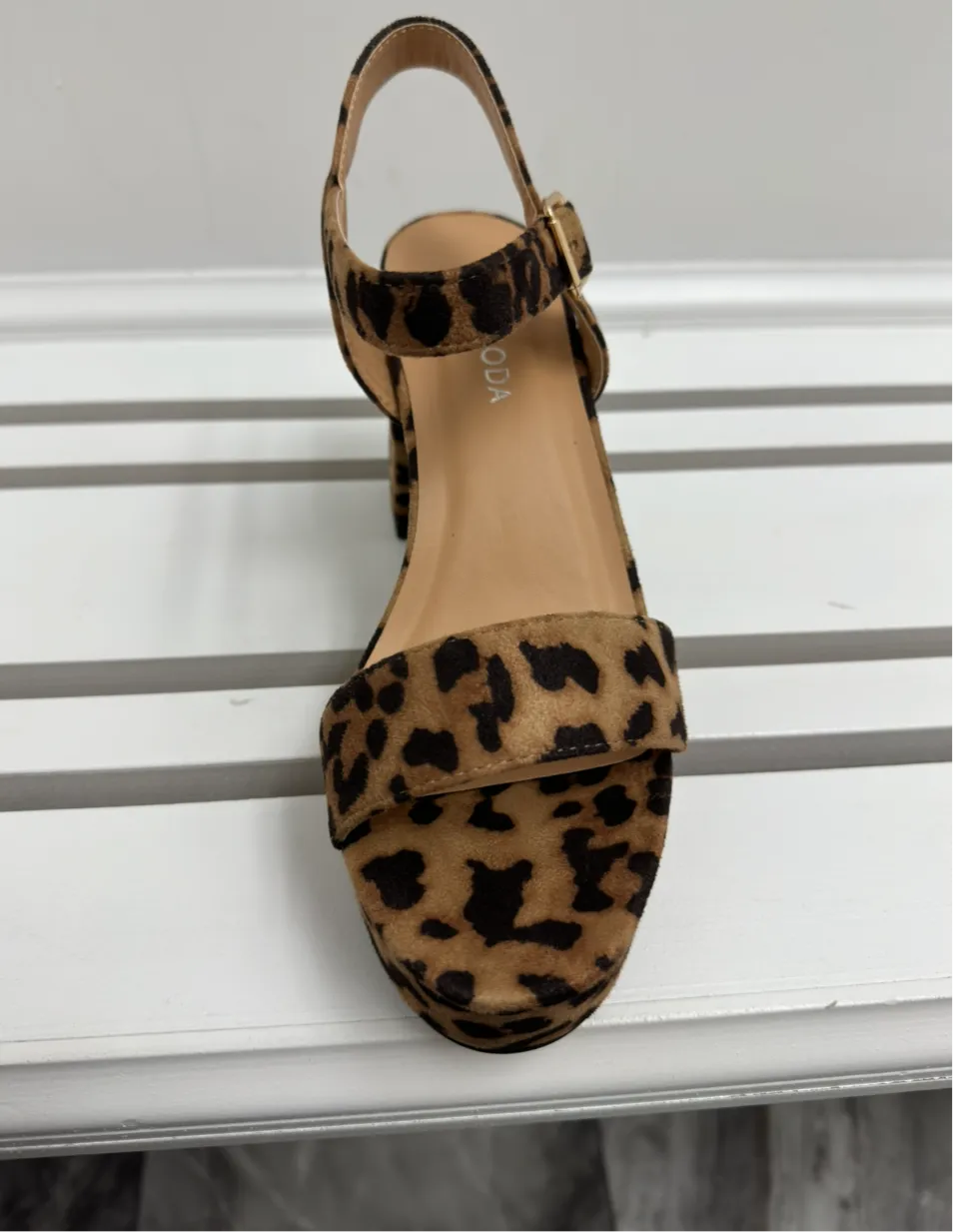 Leopard Suede Heel
