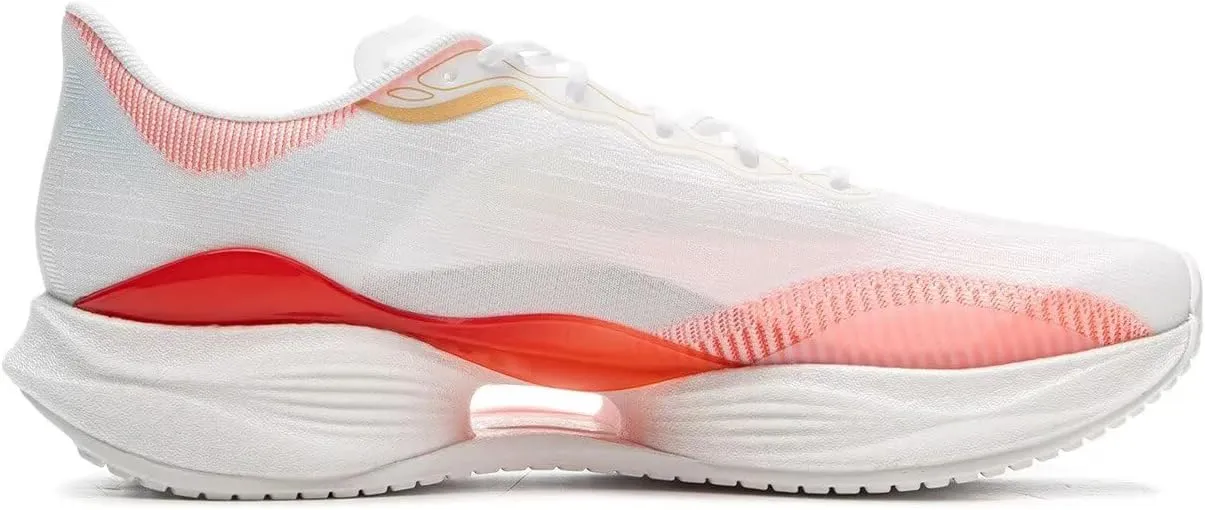 LI-NING Super Light 22 Women Running Shoes Reflective Boom Fiber High Rebound Light Weight Cushioning Sport Shoes ARBV002