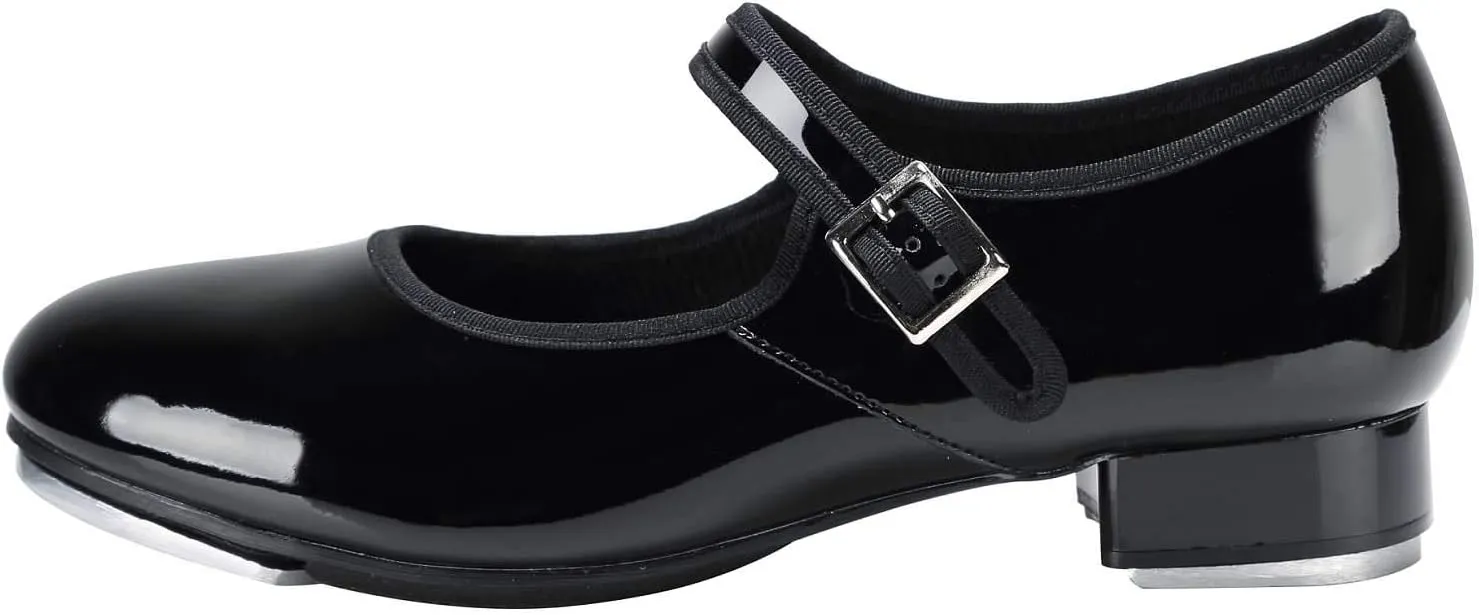 Linodes Unisex PU Leather Easy Strap Tap Shoe Dance Shoes for Women and Men's Dance Shoes-608