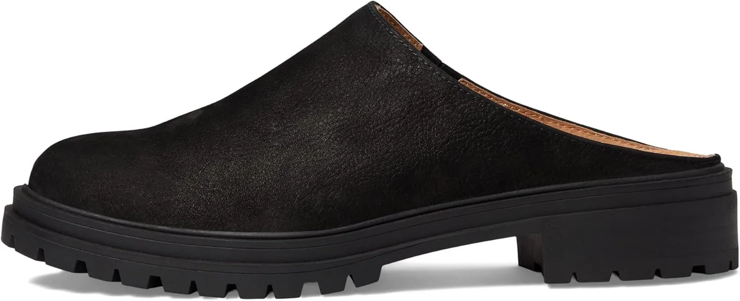 Madewell The Bradley Lugsole Mule in Nubuck for Women - Pigskin Lining with Round Toe Design, Comfortable and Soft Mule