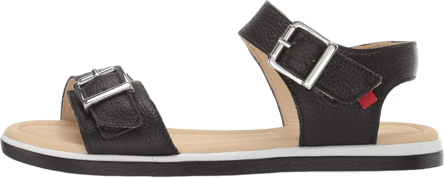 Marc Joseph New York Unisex-Child Kids Boys/Girls Leather Made in Brazil Buckle Sandal Loafer