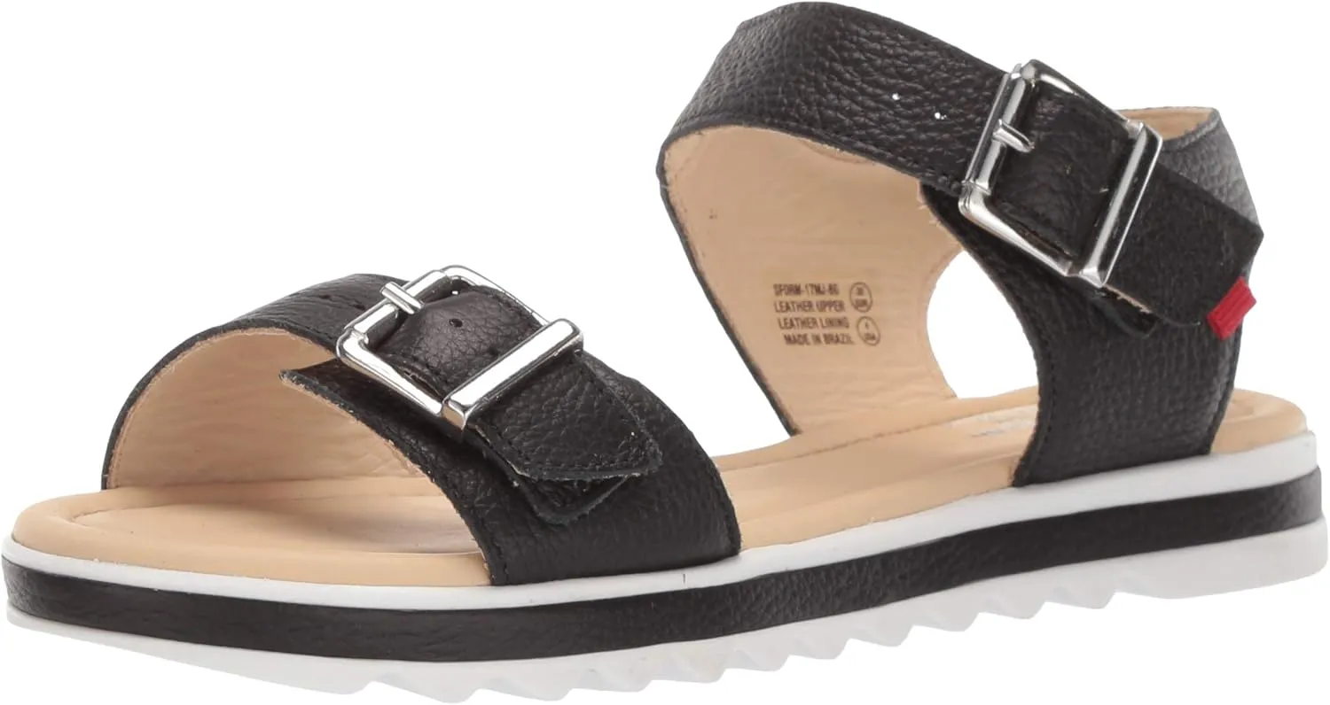 Marc Joseph New York Unisex-Child Kids Boys/Girls Leather Made in Brazil Buckle Sandal Loafer