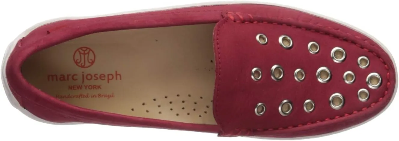 Marc Joseph New York Unisex-Child Leather Made in Brazil Mott Street Grommet Detail Loafer