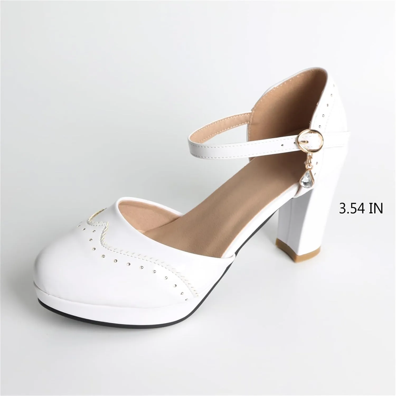 Mary Janes for Women Platform Heels Bow Kawaii Shoes Vintage Dress Pumps