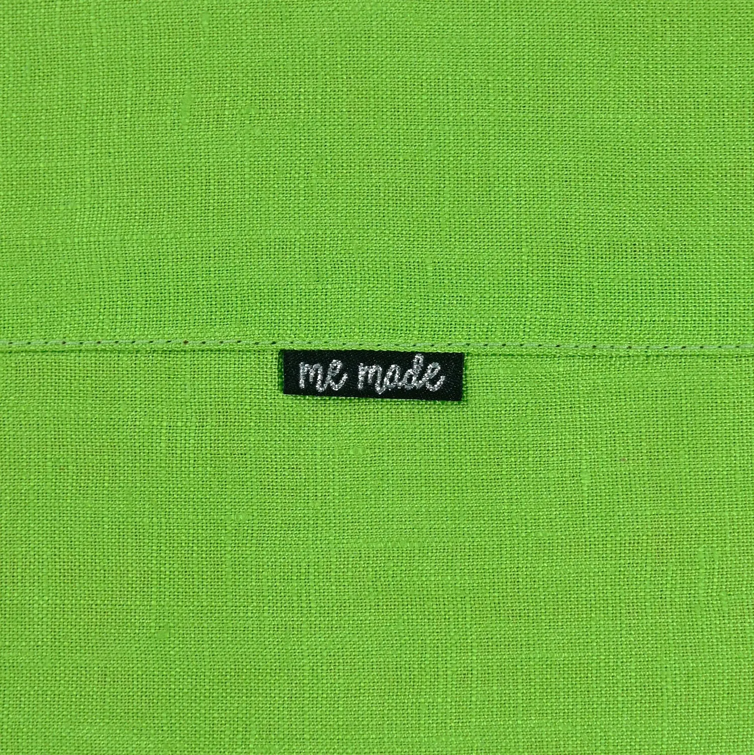 'Me made' side seam labels