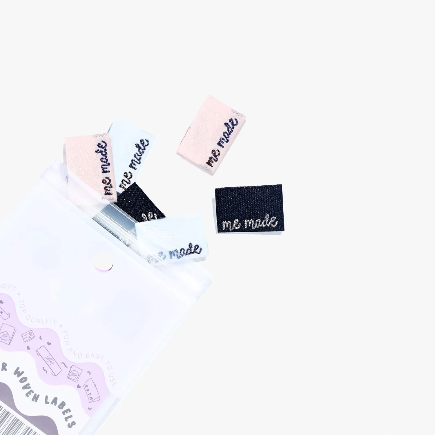'Me made' side seam labels