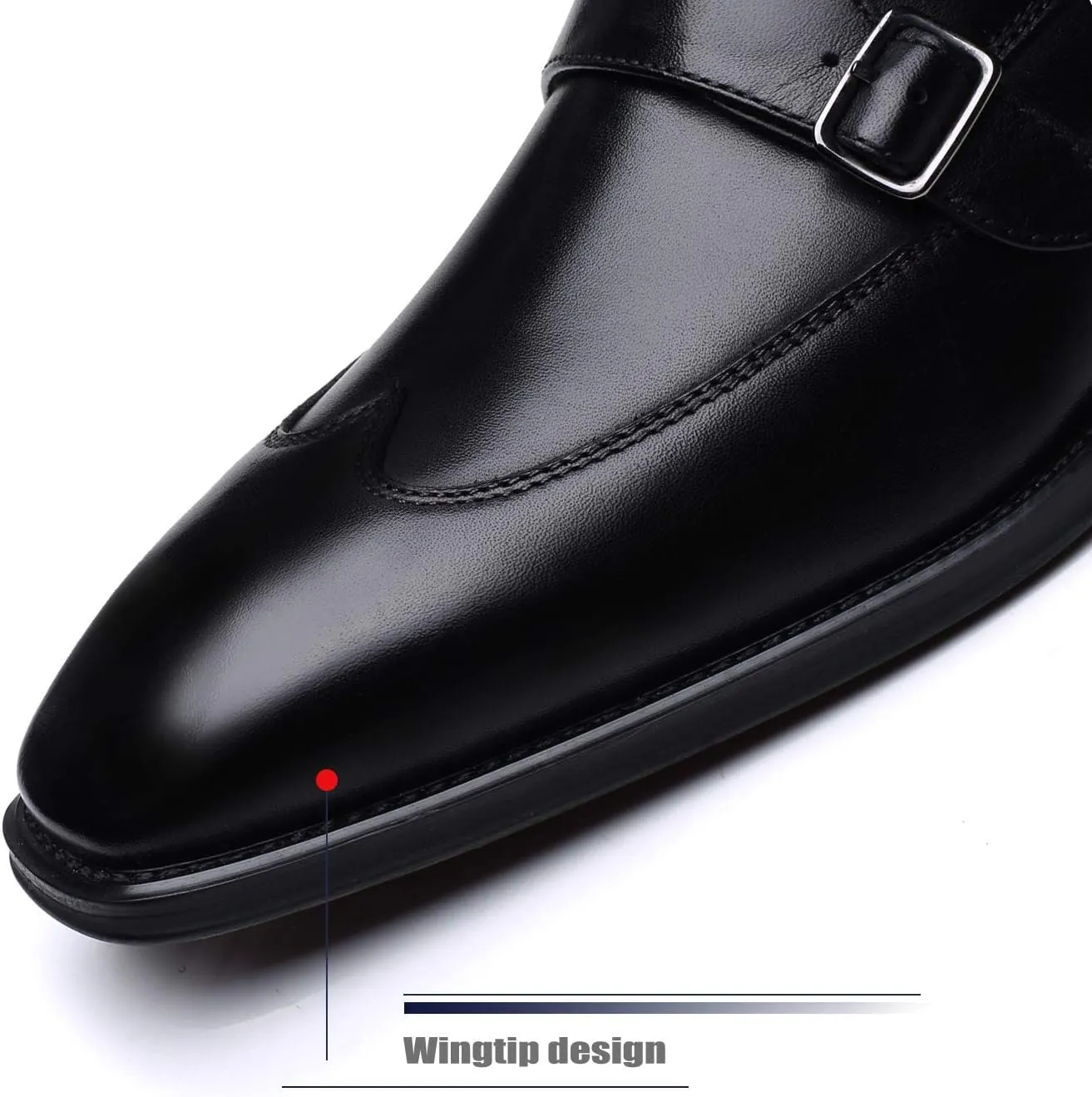 Men Dress Shoes Lace Up Oxford Classic Plain Toe Modern Formal Leather Shoes for Men