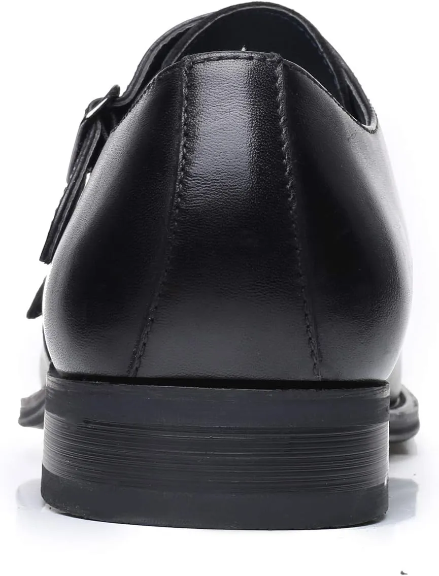 Men Dress Shoes Lace Up Oxford Classic Plain Toe Modern Formal Leather Shoes for Men