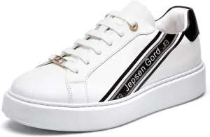 Men's Casual Dress Sneakers Genuine Italian Cowhide Leather Business Walking Shoes Lightweight Fashion with XL Extralight Sole