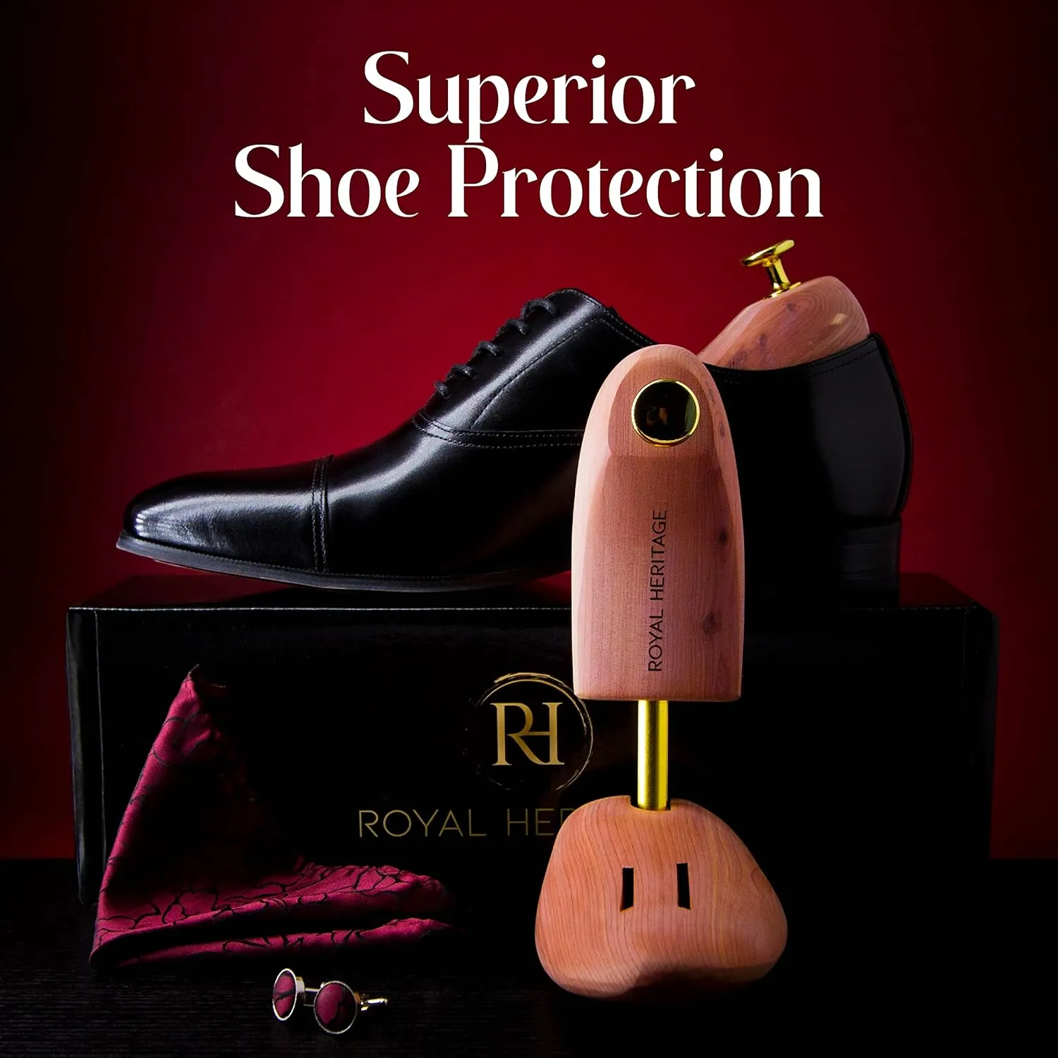 Men's Cedar Shoe Trees - Ultimate Edition - VALUE-PACK - Grown In USA