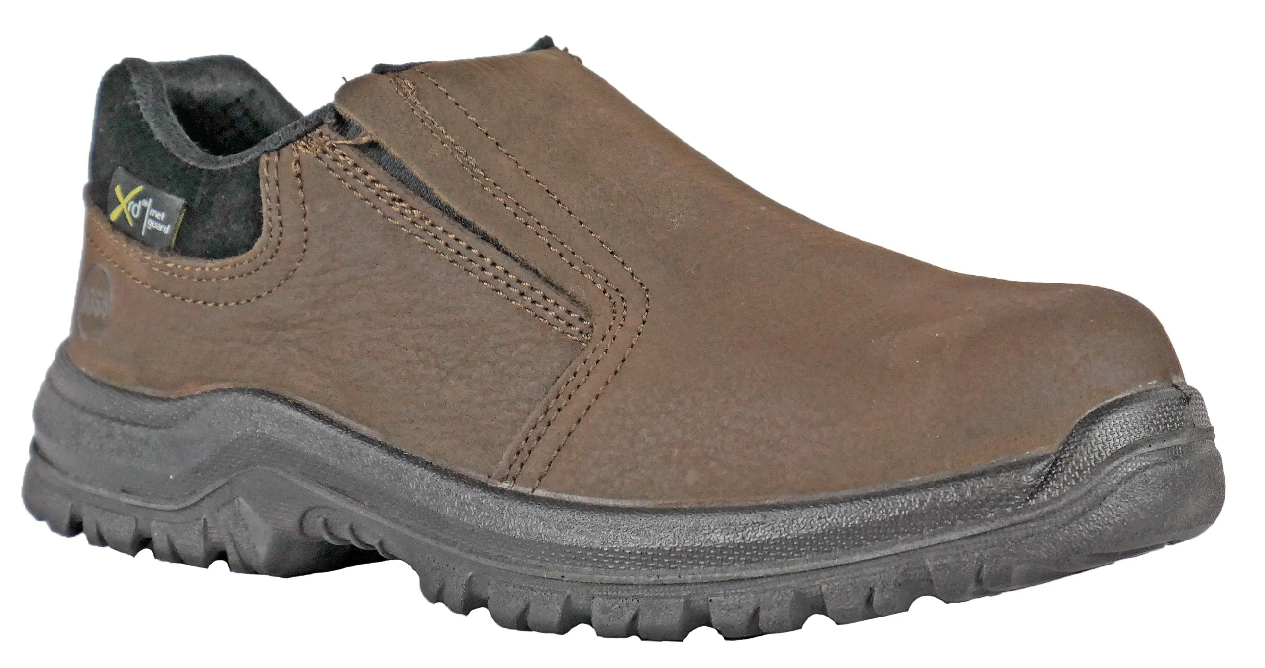 Men's Hoss Worker Brown, EH, SR, Slip On Met Guard Composite Toe Shoe