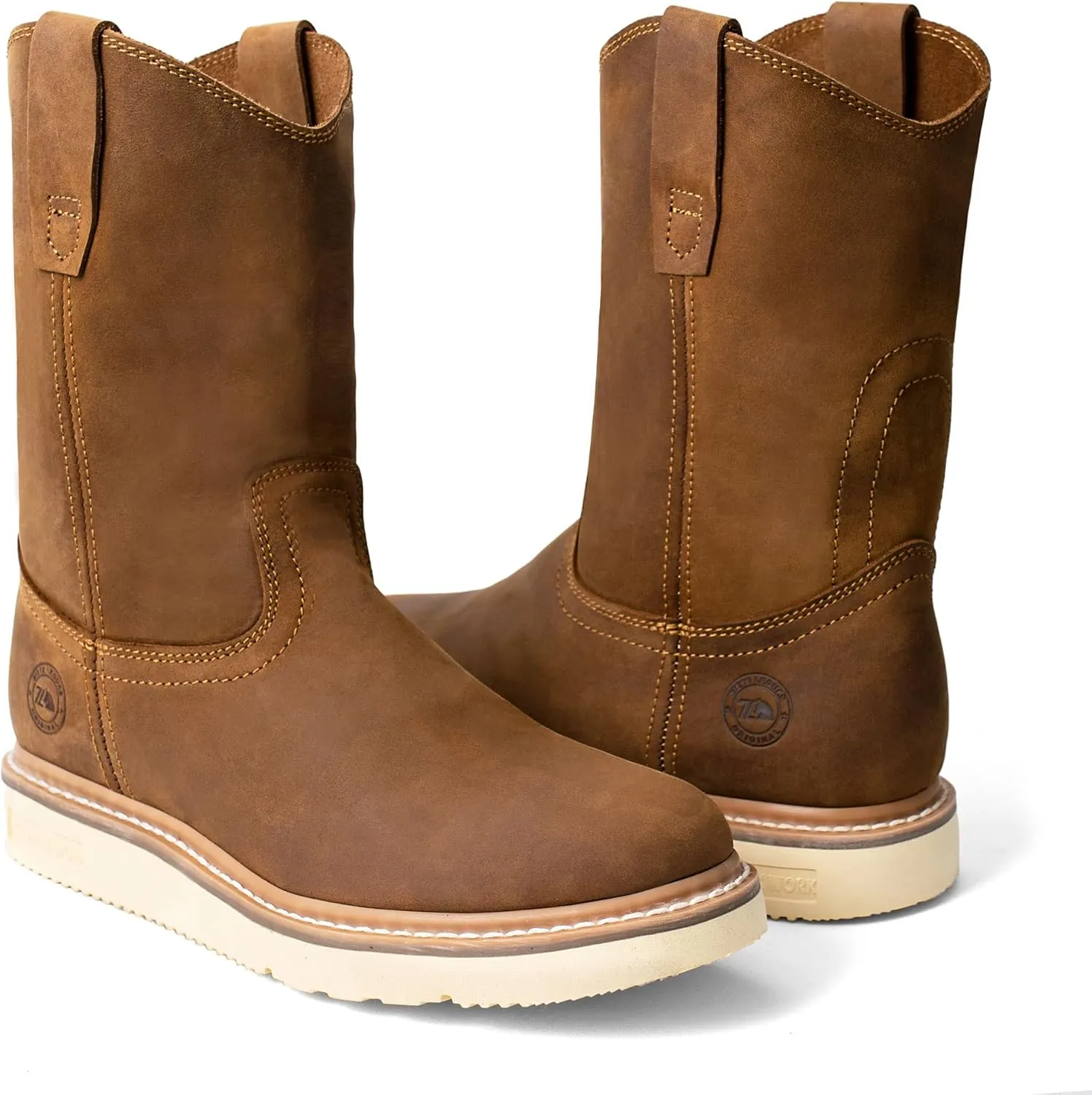 Men's Leather Wellington Boot Light and Tough with Oil Resistant Sole style 2222