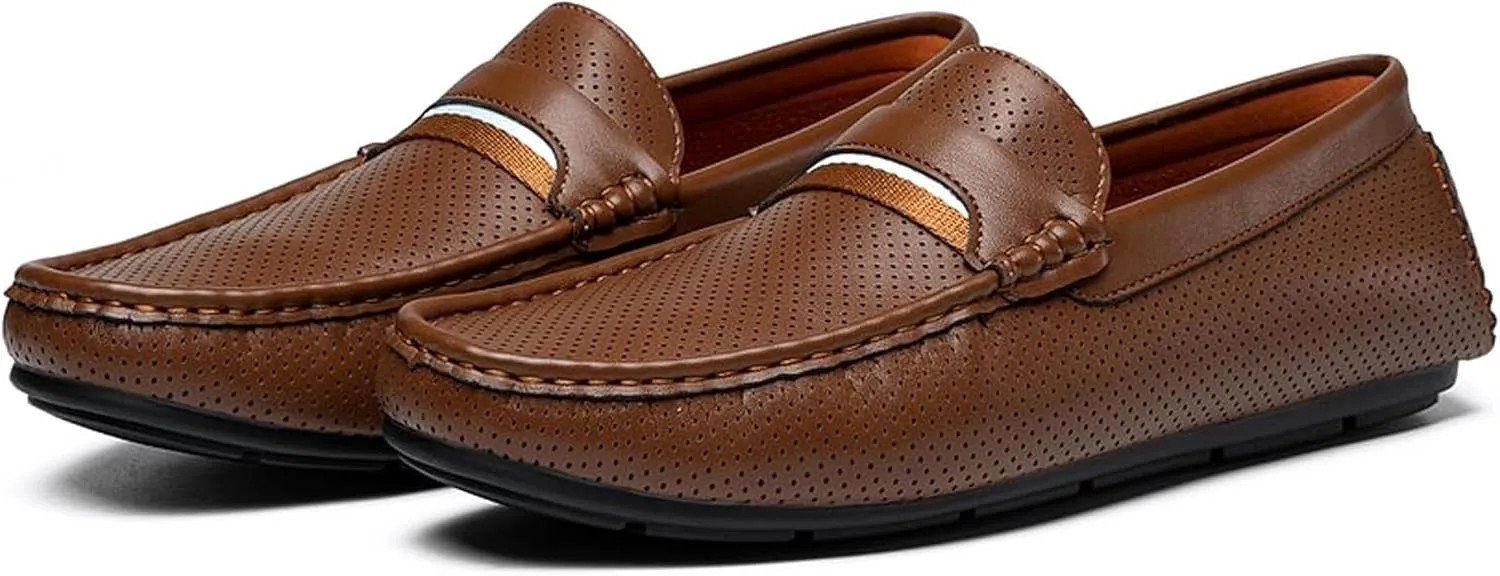 Men's Loafers Casual Slip On Shoes Soft Penny Driving Loafers
