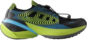 Men's Low-Top Sneakers Oxford Flat, Black Light Green, 6.5
