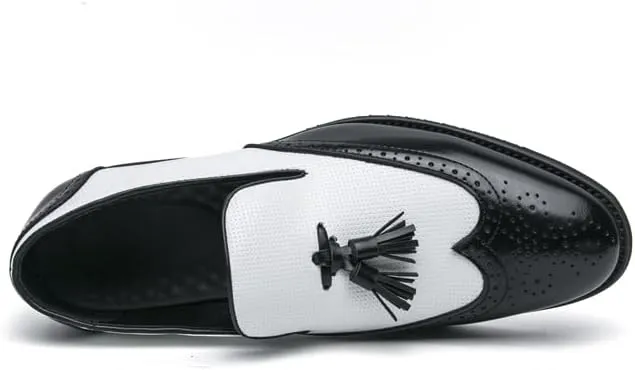Men's Penny Loafers Tassels Casual Slip-On Shoes and Weeding Dress Shoes for Men