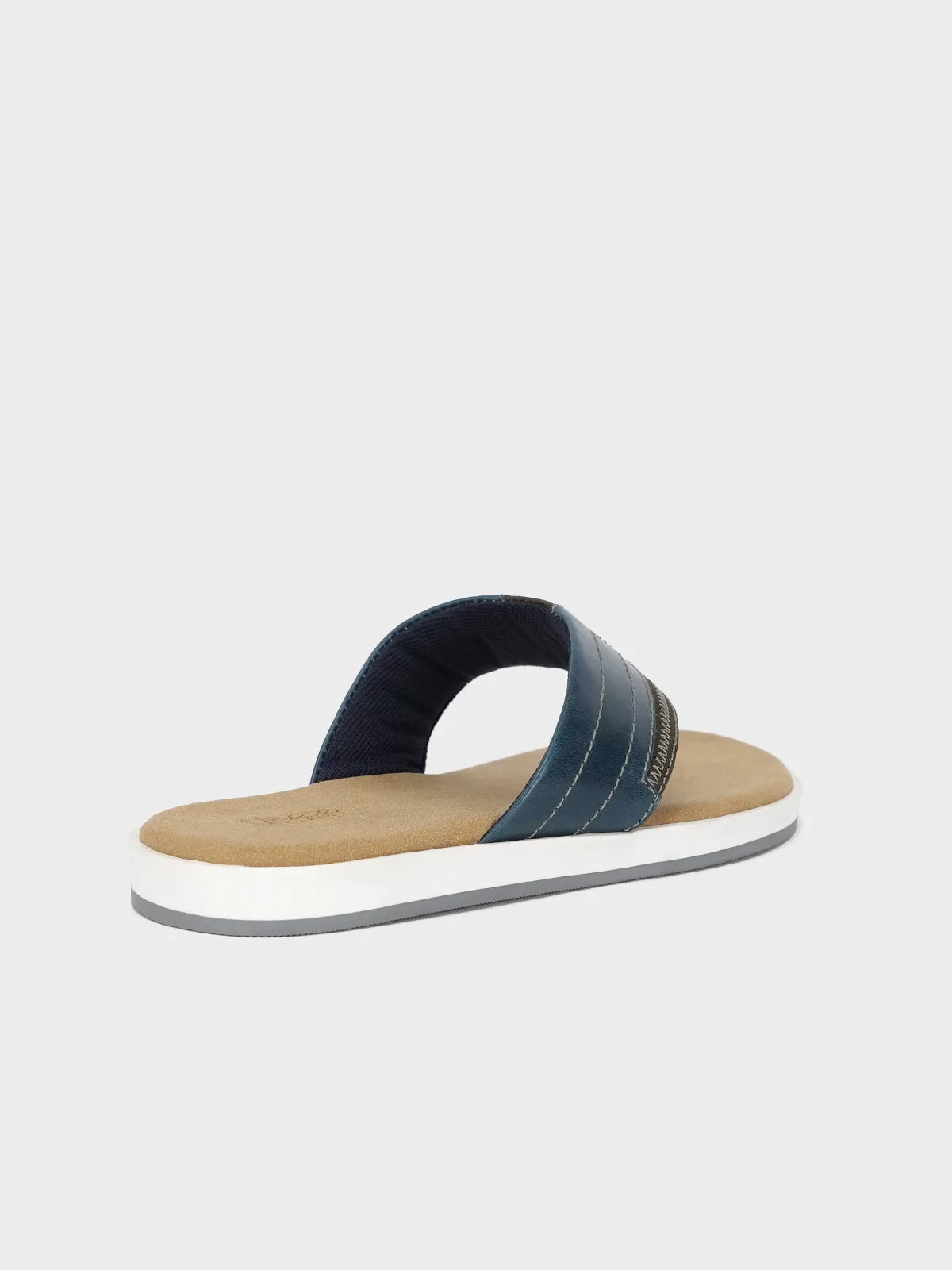 Mens "RAMSEY" Open Toe Comfy Slippers